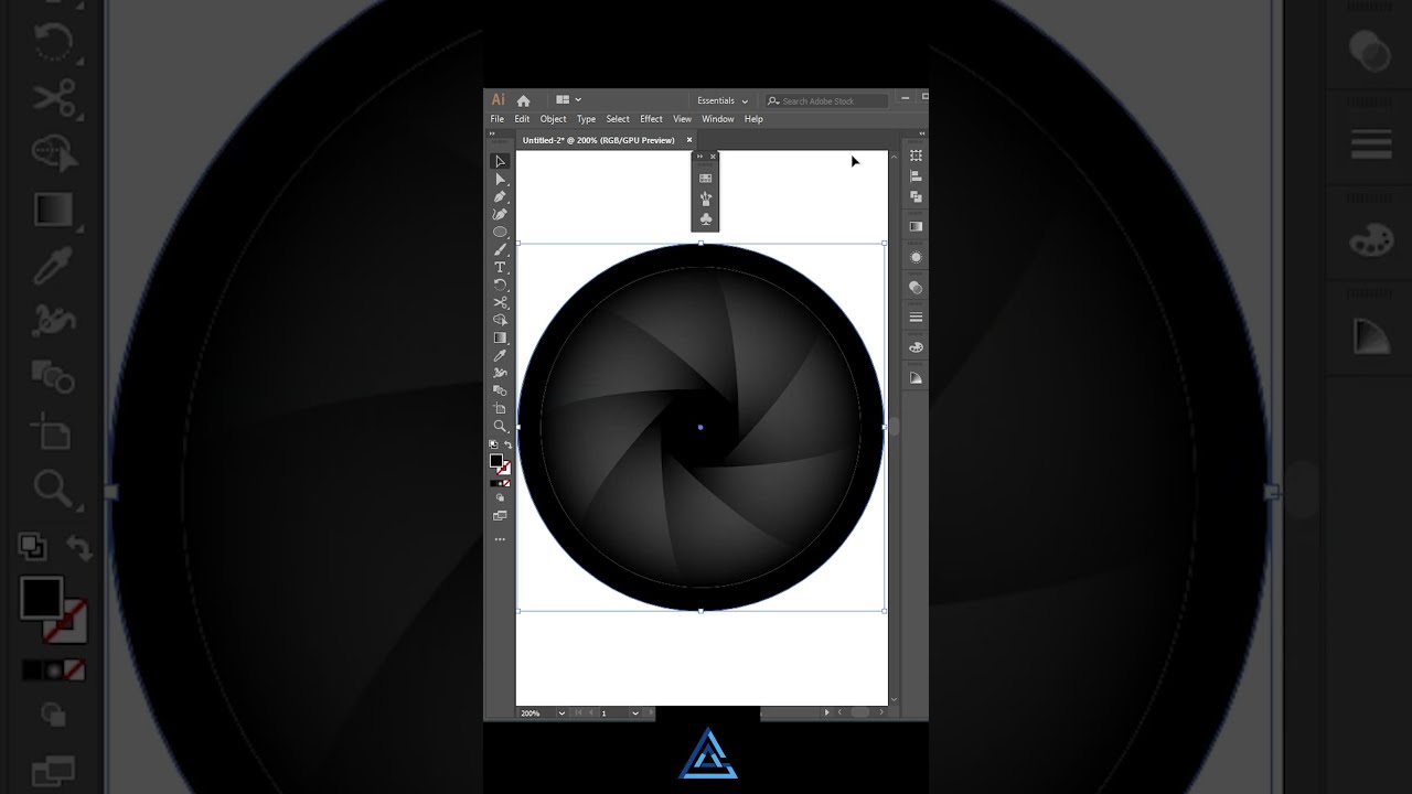Adobe illustrator tutorial #adobeillustrator #lens #shorts #beginners #tutorial #aagraphics91