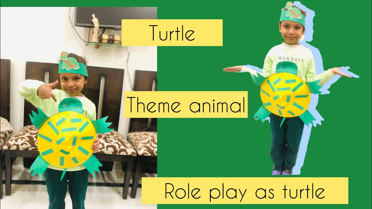 Role play as animal-turtle|theme animal.culmination presentation theme-animal.