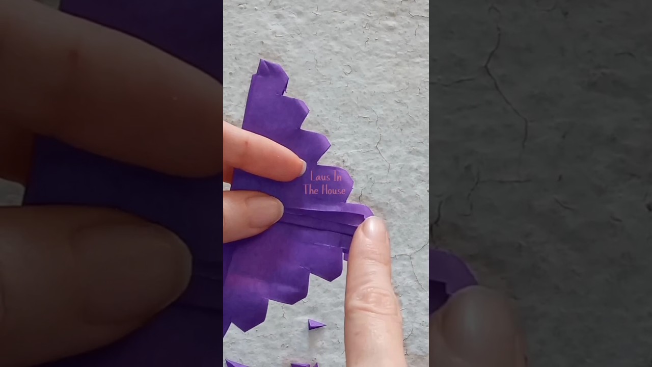 C&oacute;mo hacer PAPEL PICADO f&aacute;cil y bonito para el altar de muertos de la escuela / Ama de Casa /Laus