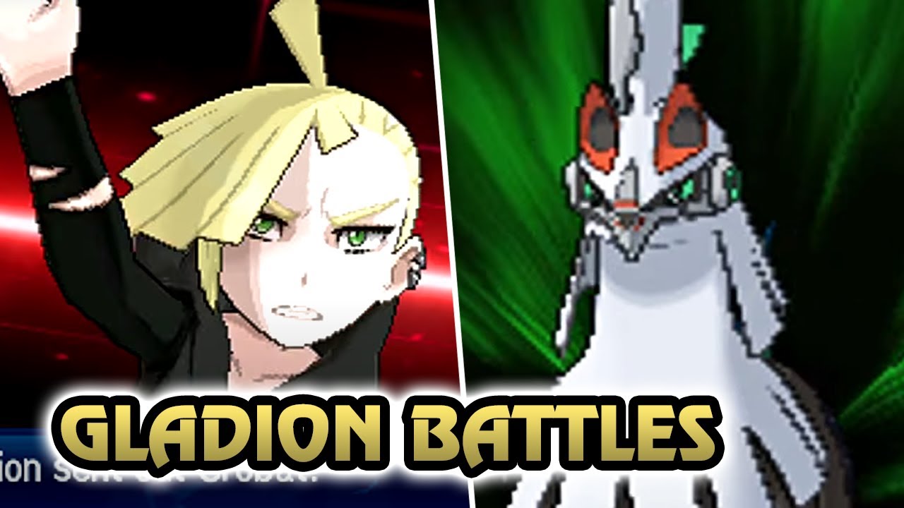 Pokémon Sun and Moon - All Gladion Battles (HQ)