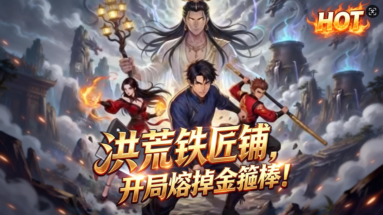💥💥💥【FULL】《洪荒铁匠铺：开局熔掉金箍棒》#最新漫劇全集 #漫劇 #熱門漫劇 #漫劇推薦 #AI #阿星推文