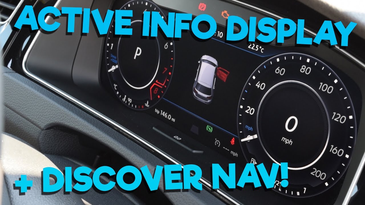 002 | Active Info Display & Discover Nav | 2018 Volkswagen Golf R Estate MK7.5