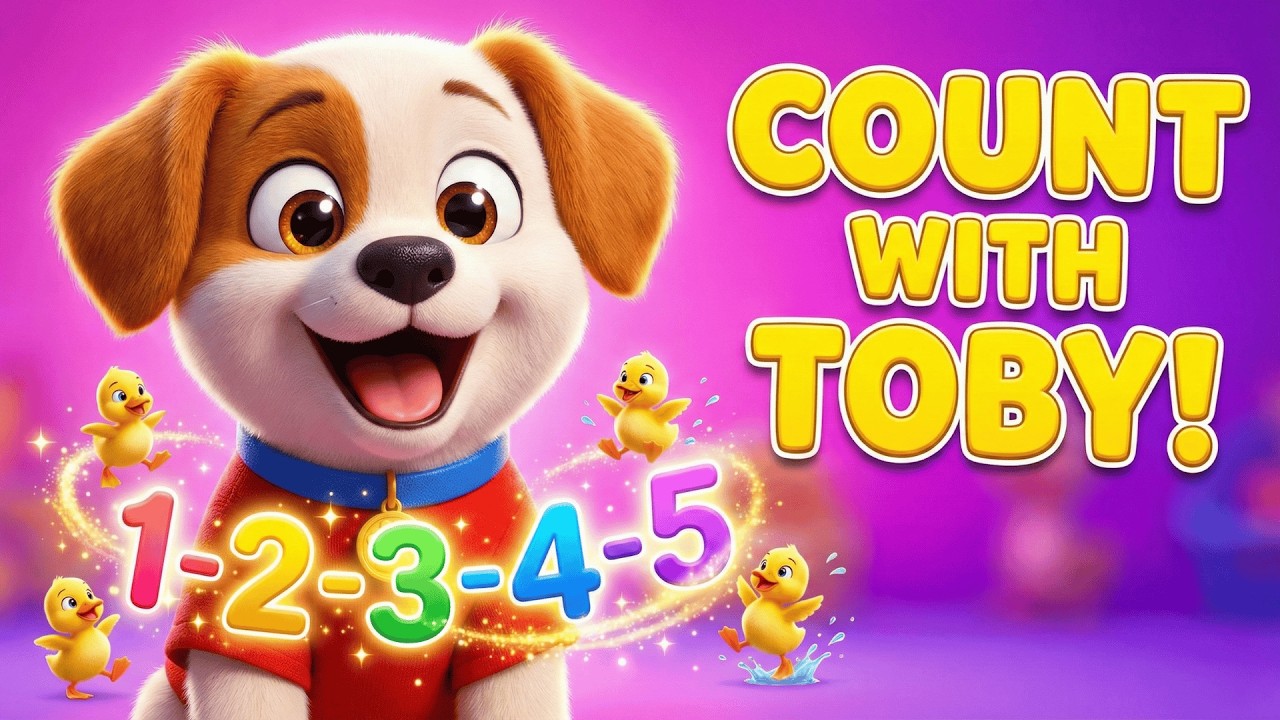 Count with Toby! 🐵🦆 | 5 Little Ducks & 5 Little Monkeys | Fun Number Songs (1–10)