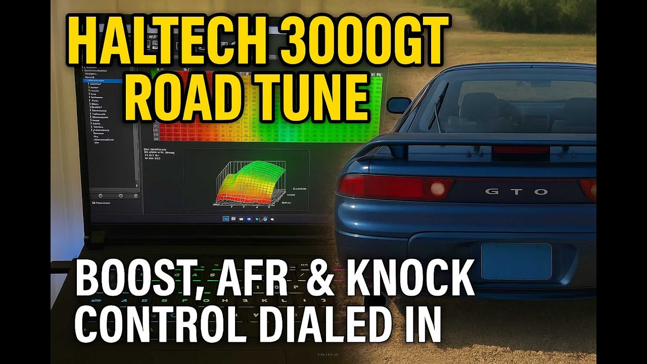 Haltech Road Tune: Boost, AFR & Knock Control Dialed In - 3000GT VR4 Turbo
