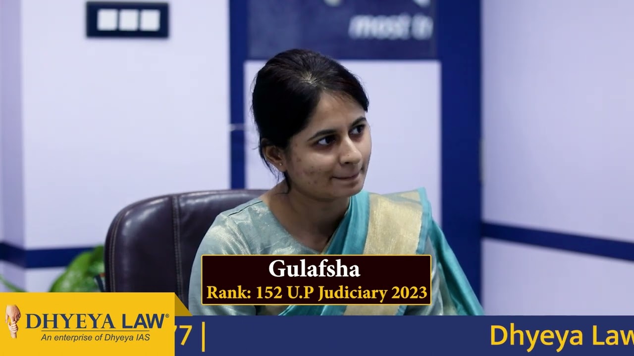 152 Rank | Gulafsha | UP JUDICIARY 2023 