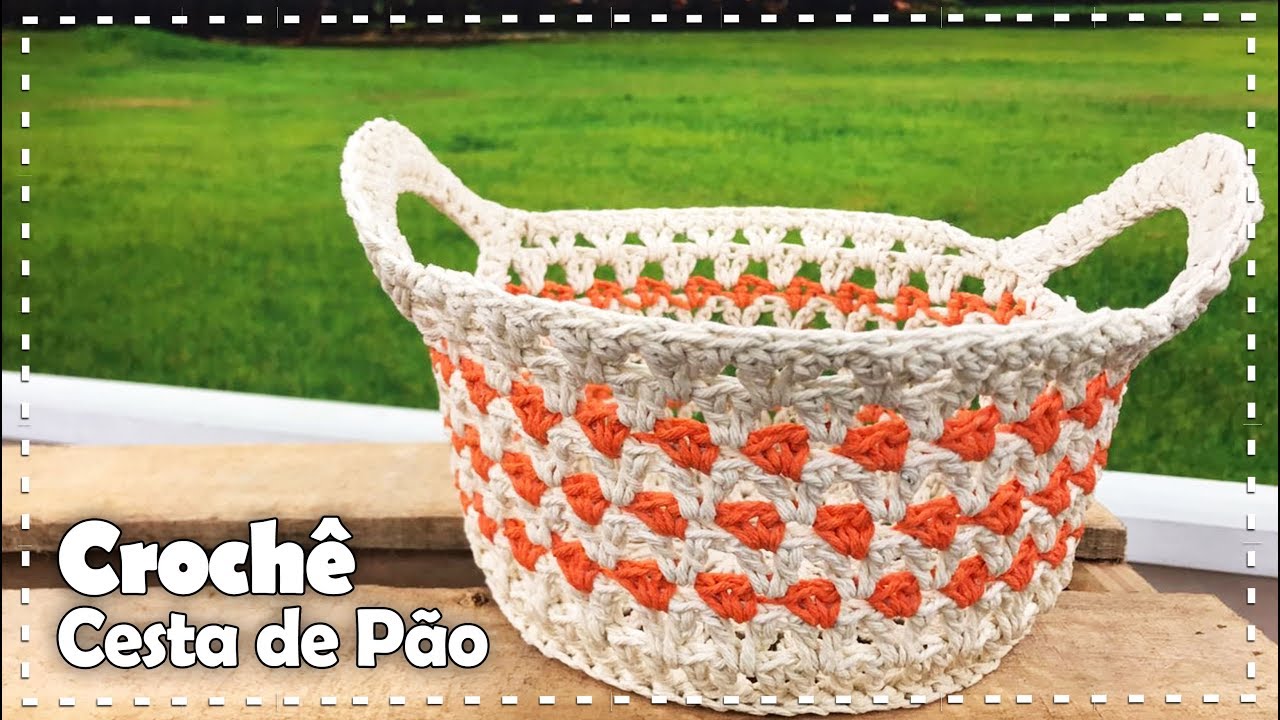 CESTA DE PÃO EM CROCHÊ ENDURECIDO com Carmem Freire - Programa Arte Brasil - 07/08/017