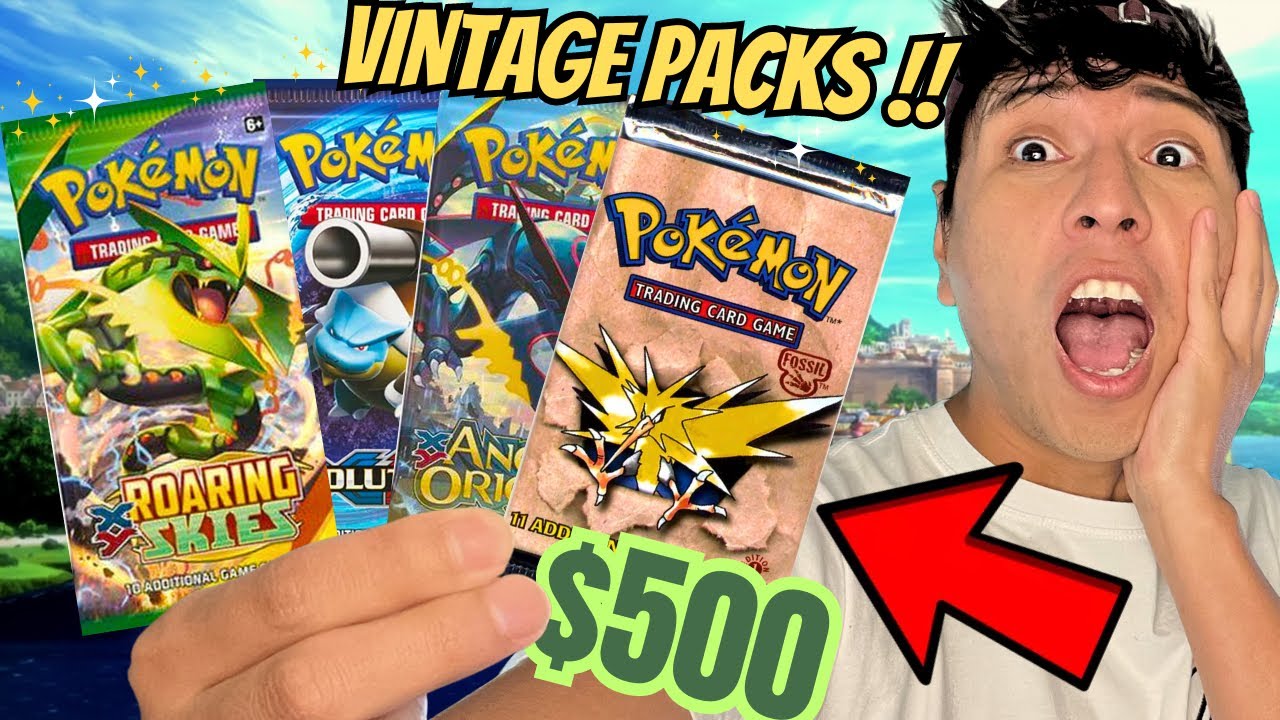 HEAVY *VINTAGE* POKEMON Cards OPENING!!!!