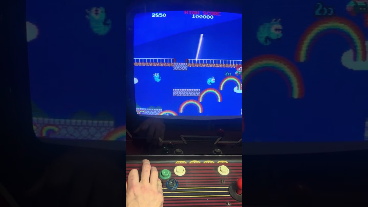 Rainbow Islands 1 handed play