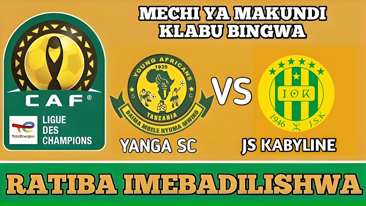 🔴#LIVE MUDA HUU KIMENUKA CAF WATOA TAMKO ZITO WANABADILI RATIBA YA MCHEZO KATI YA YANGA DHIDI YA JS