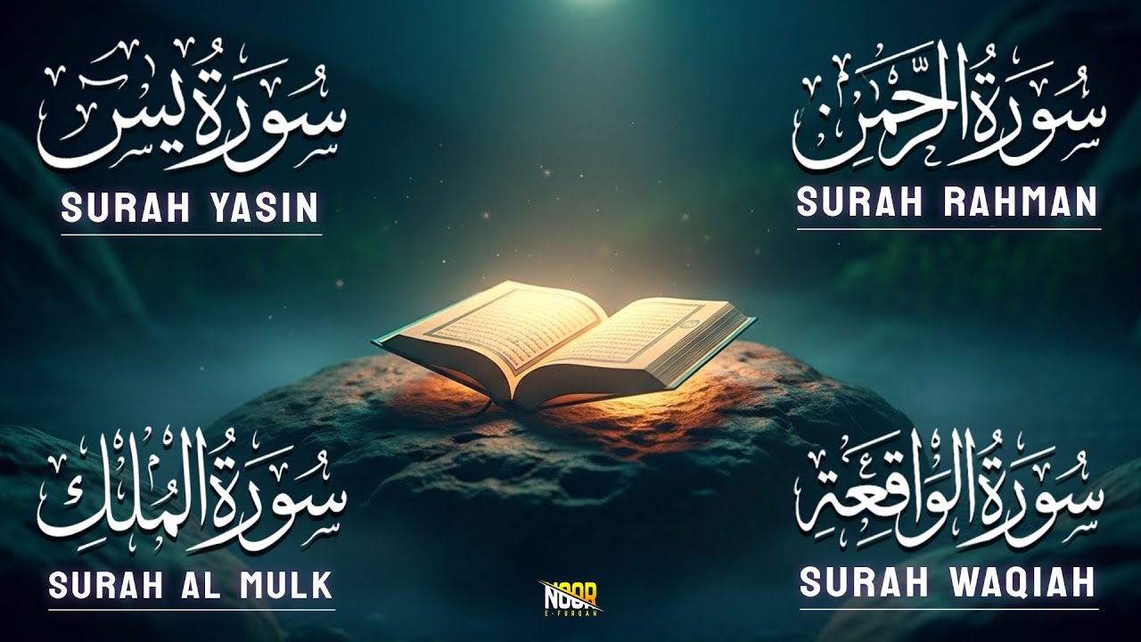 Most Beautiful Tilawat | Surah Yaseen | Surah Rahman | Surah Waqiah | Surah Mulk | By Alla Aqel