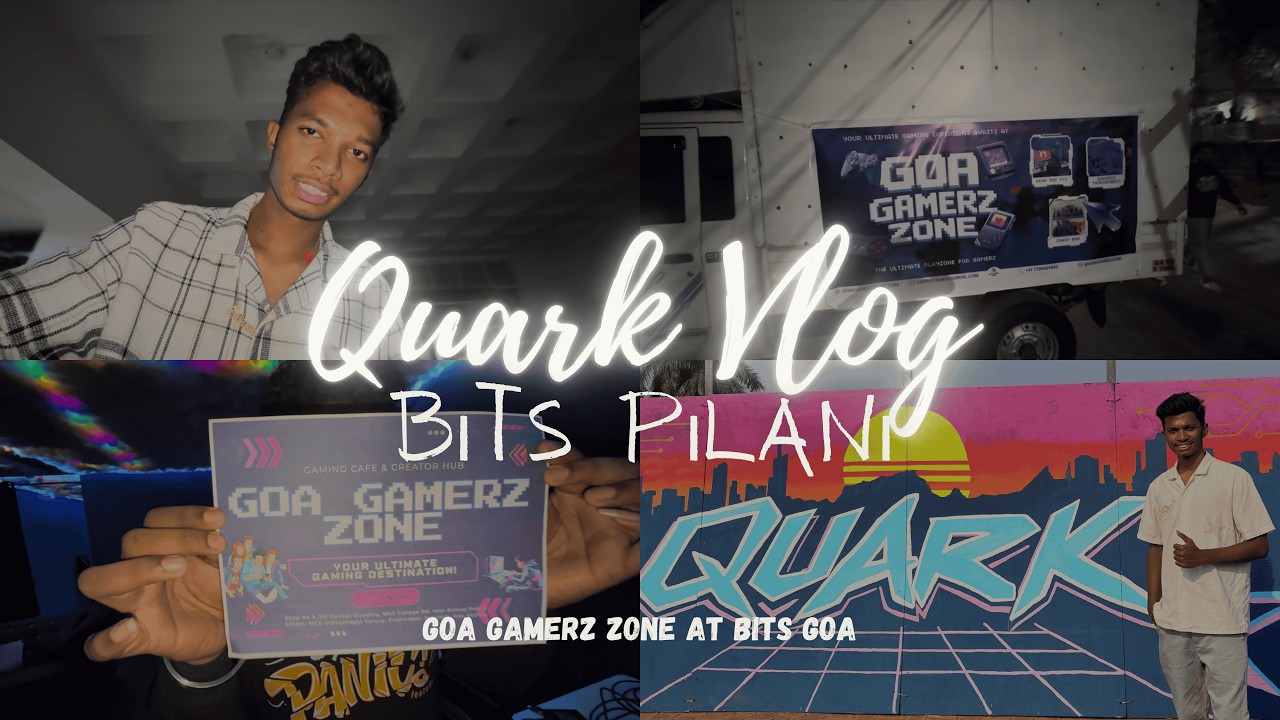 1st Time in Bits Pilani Goa Placing Goa Gamerz Zone Stall 😍🤩🔥 #bitspilani #quark #goagamerzzone