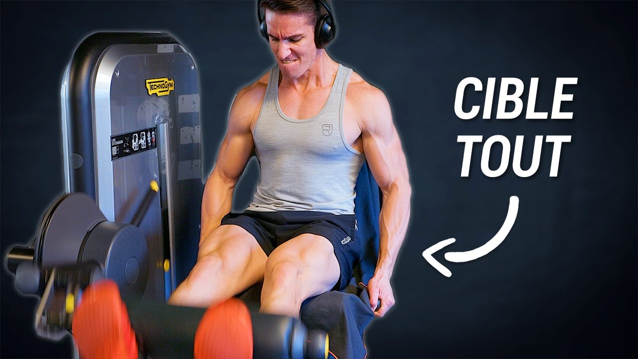 La Meilleure Technique au Leg Extension pour la Masse