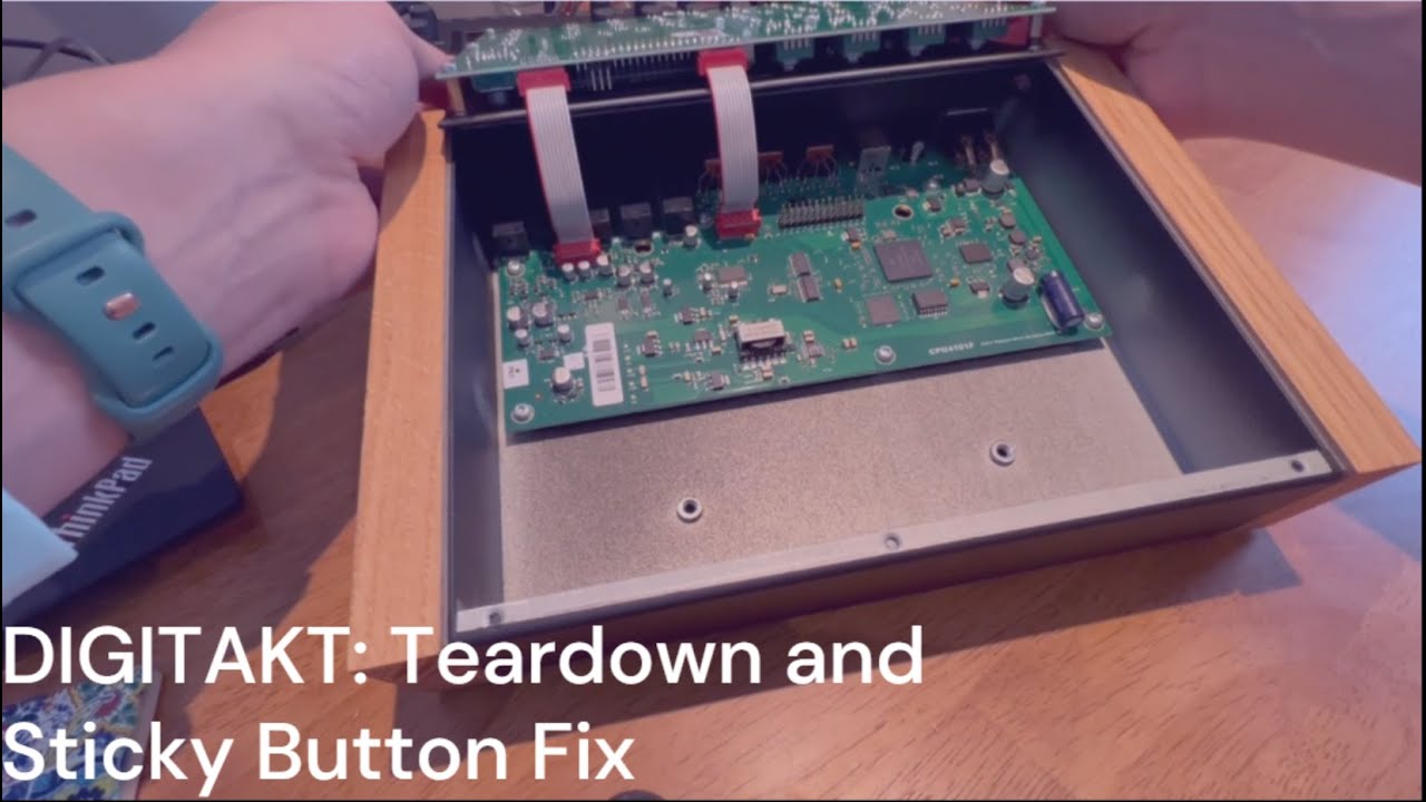 Digitakt Teardown and Sticky Button Fix