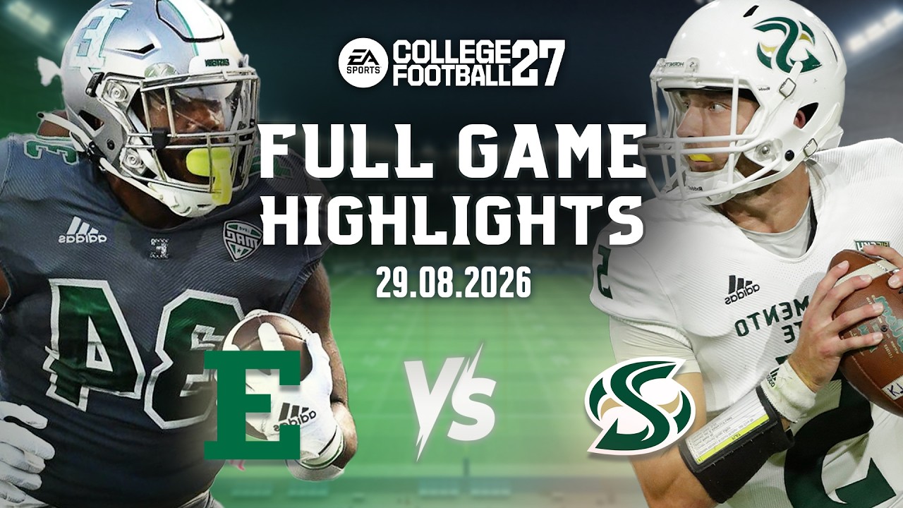 🔴LIVE🔴Eastern Michigan Vs Sacramento State Full Game Highlights Aug 29,2026 NCAA COLLEGE FOOTBALL 27