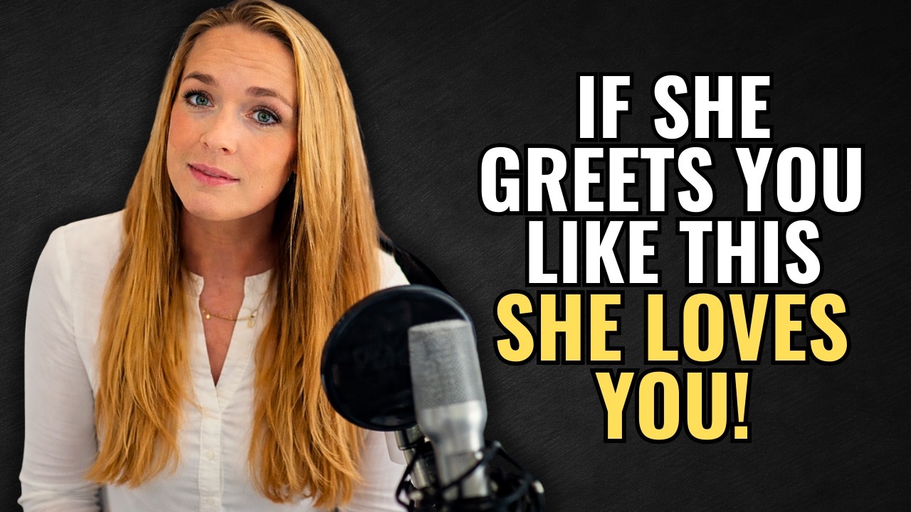 If a Woman Greets You Like This She Is Crazy About You! with captions
