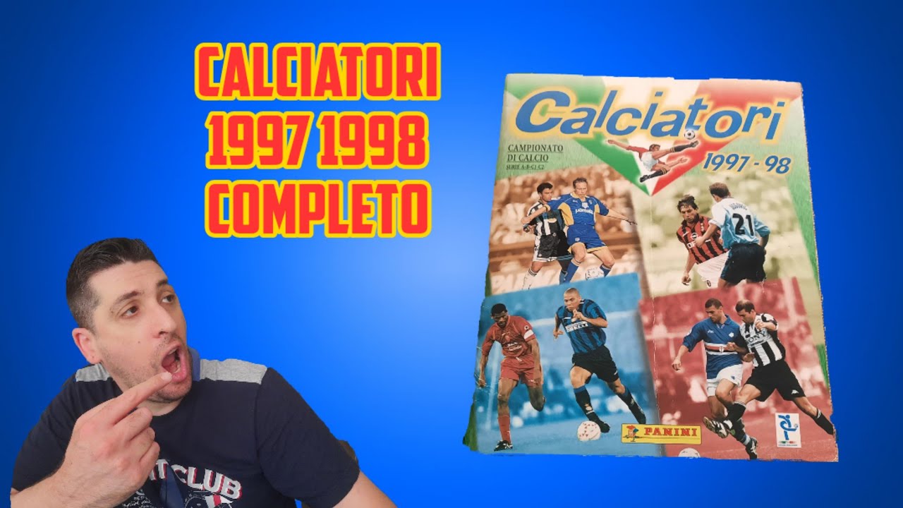 INCREDIBILE Album Completo Calciatori Panini 1997 1998 1997/98