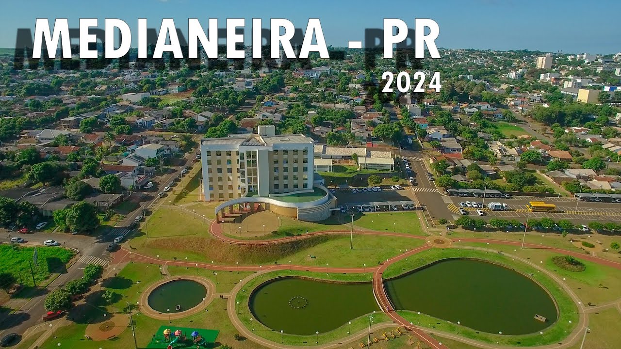 Conheça a encantadora Medianeira no Paraná em 4k