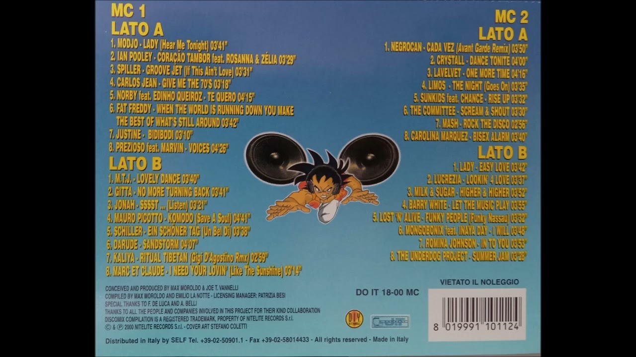 DISCO MIX COMPILATION Lato A Mc 1 (2001)