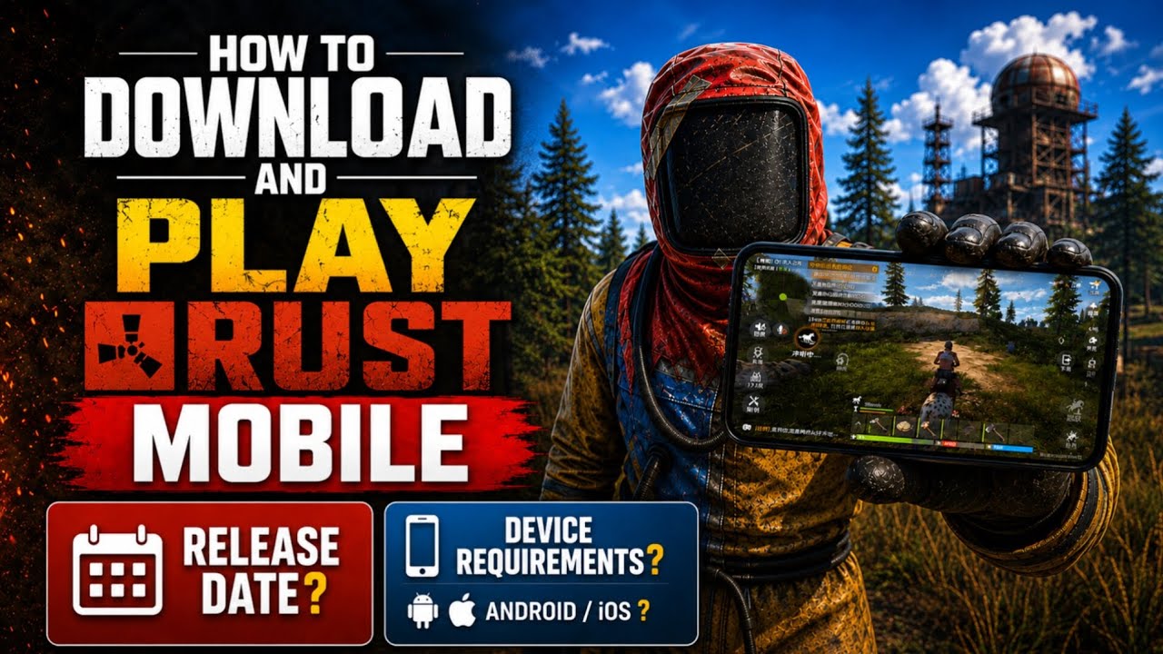 How to Download and Play Rust Mobile | Latest Update Test News |