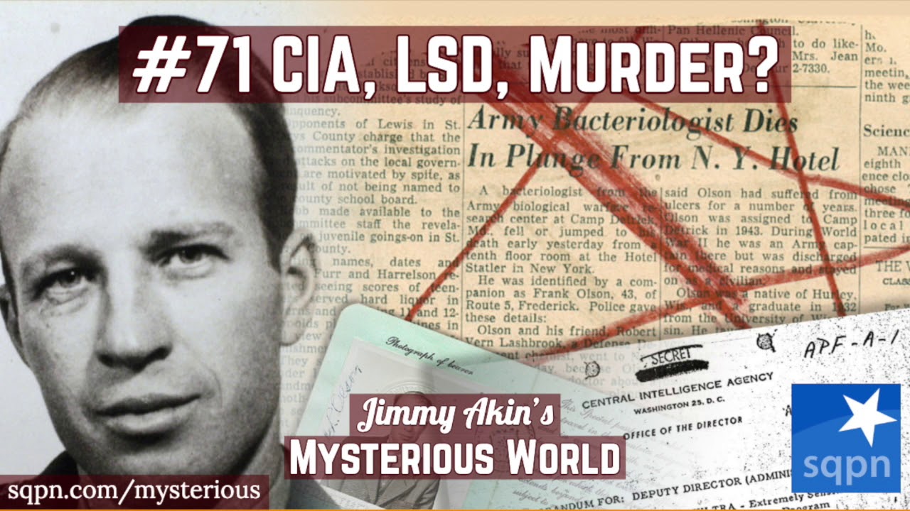 The Mysterious Death of Frank Olson (CIA Scientist) - Jimmy Akin's Mysterious World