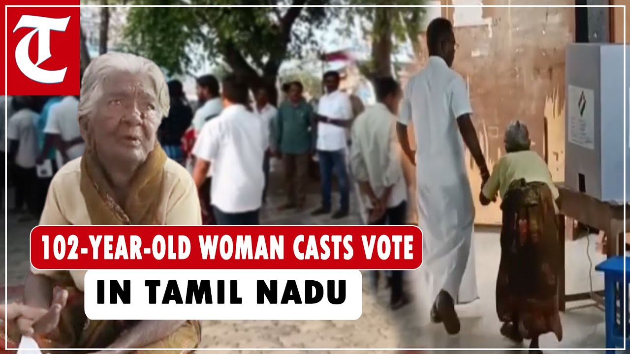 Lok Sabha election 2024: 102-year-old woman casts vote in Dindigul in Tamil Nadu