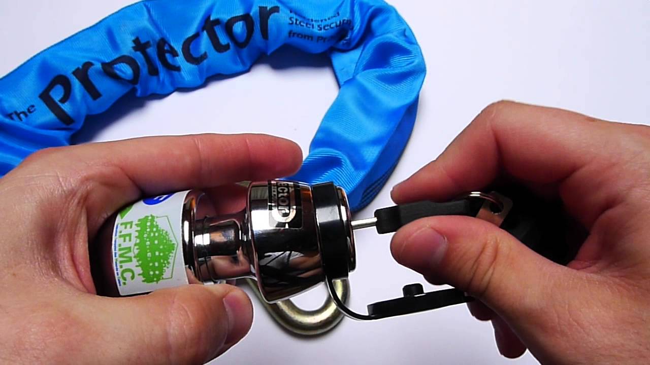 Pragmasis Protector 16mm Chain and Untouchable Padlock - Bike Chain