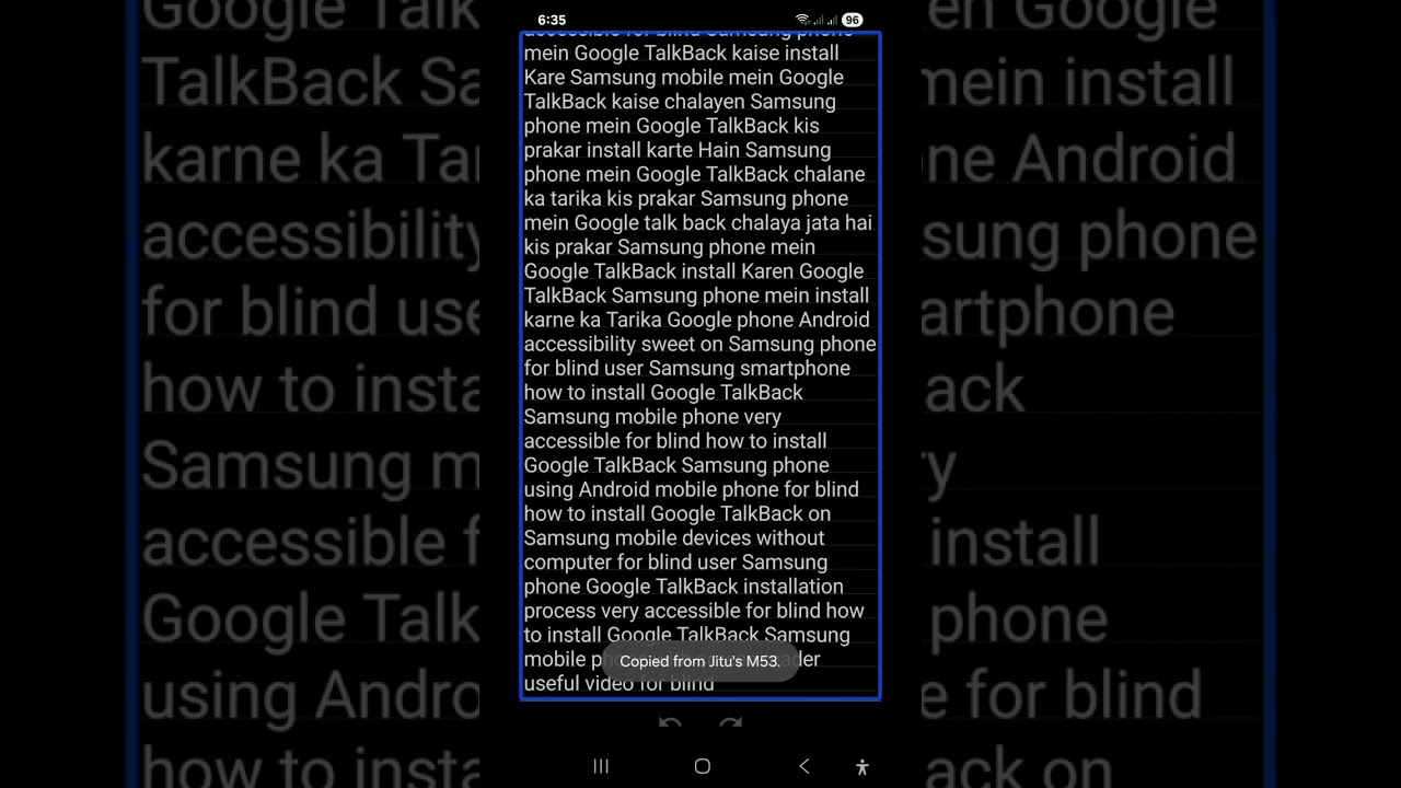 Samsung TalkBack and Google TalkBack install uninstall confusion part 2 everyone should watch this