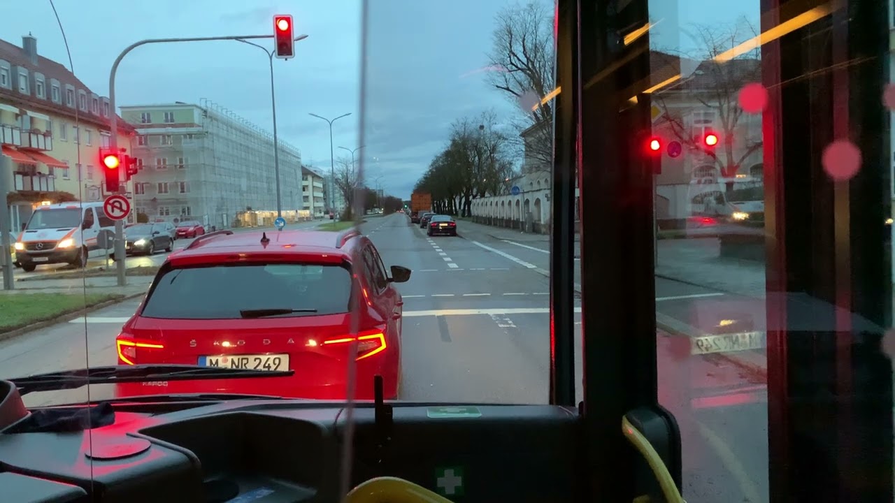 Busmitfahrt München Linie 139 Richtung Messestadt West
