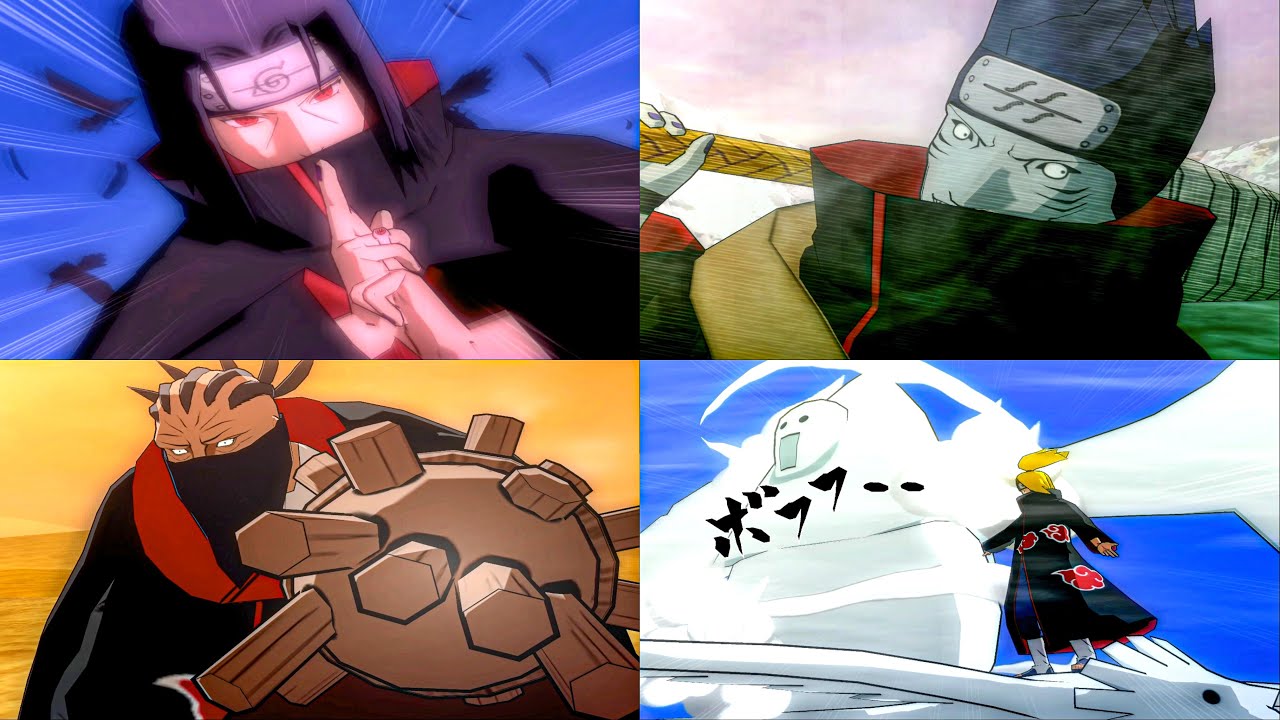 Все дзюцу Акацуки Ultimate - Naruto Ultimate Ninja 5 [PS2]