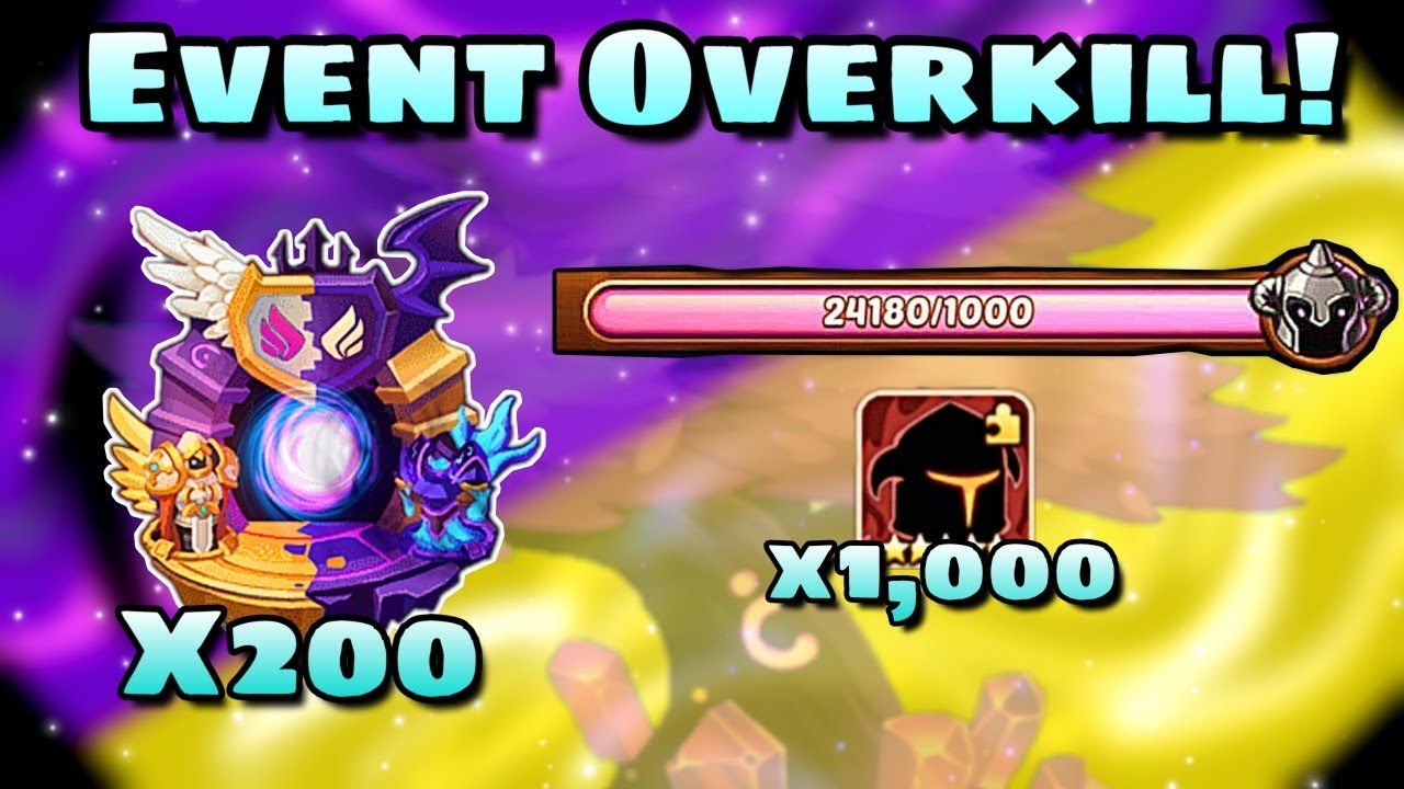 Idle Heroes (O) - Event OVERKILL! - 200 Light/Dark Orbs and 1000+ 5* Shards