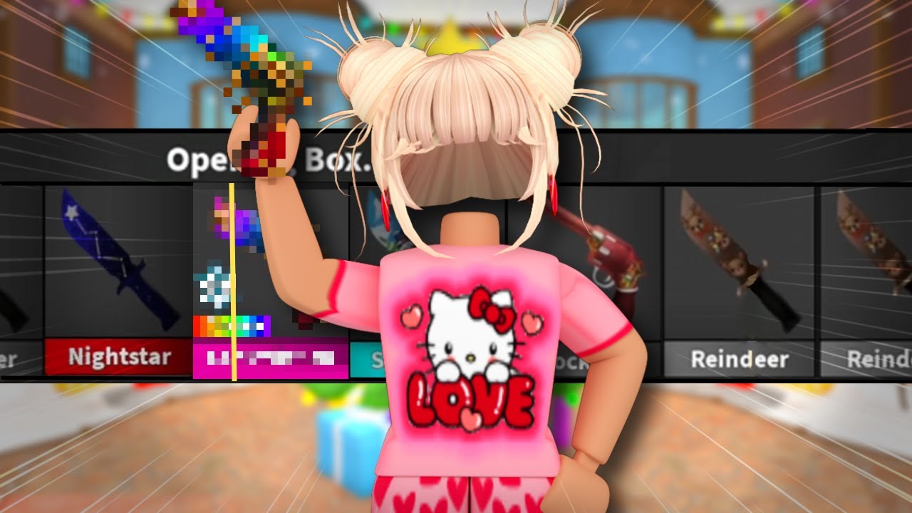 I unboxed MM2 Winter Boxes for 72 Hours.. (RIP Robux)
