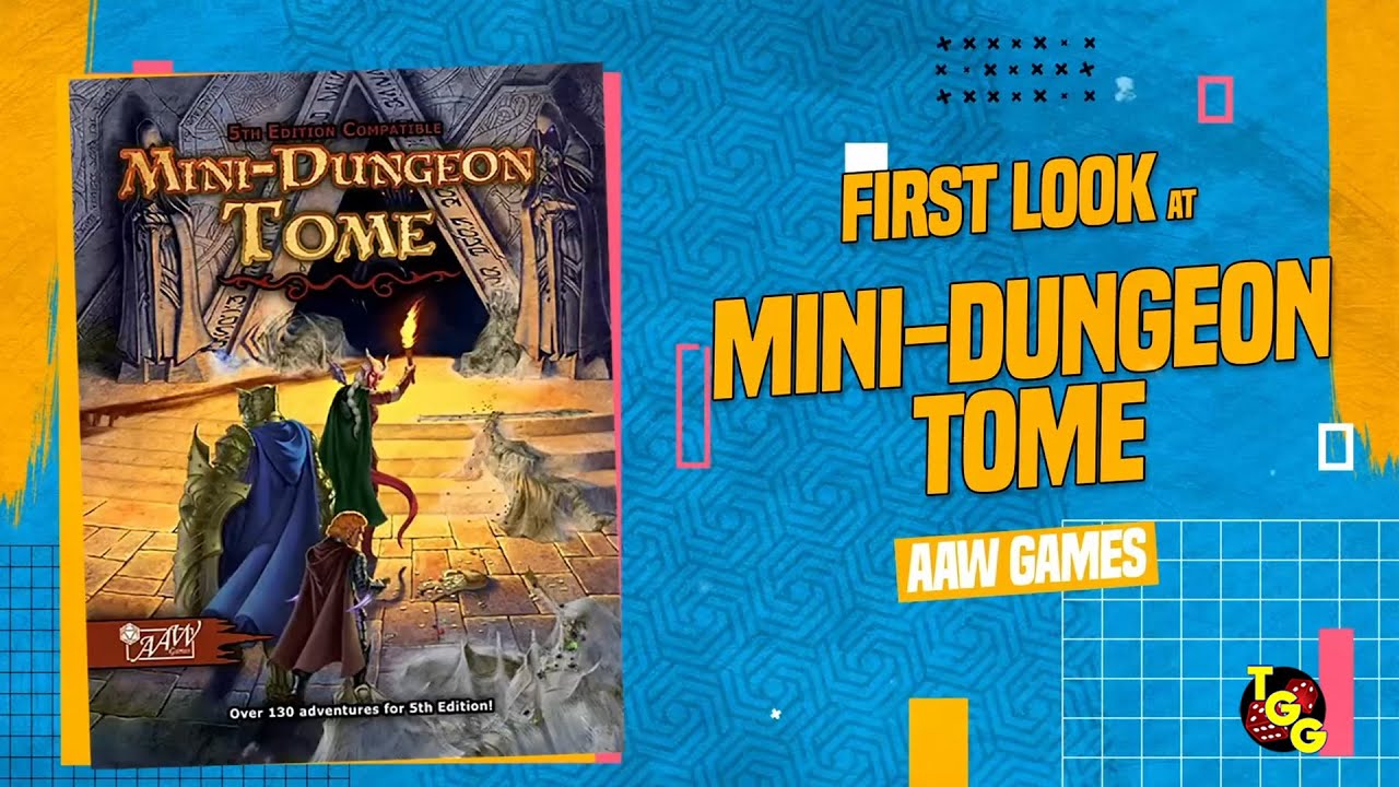 Mini-Dungeon Tome for 5E Volume One | First Look and Page-Through