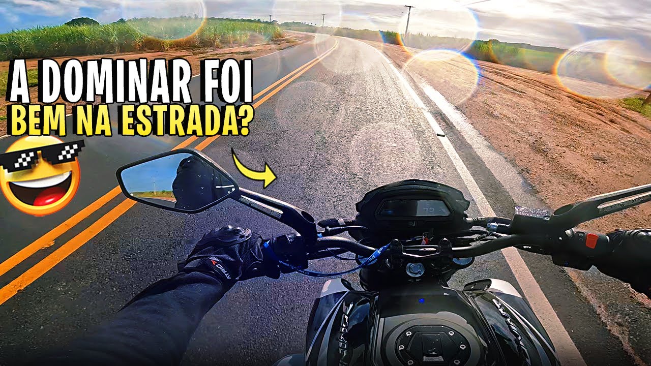 🔥VIAGEM DE MOTO COM A BAJAJ DOMINAR 250 2025 ZERO KM ATÉ TIBAU DO SUL/RN!