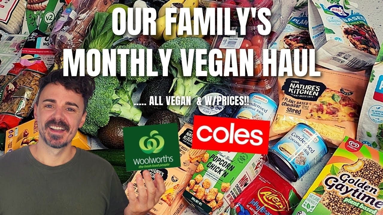 Australian Vegan Grocery Haul | Woolworths & Coles 2023