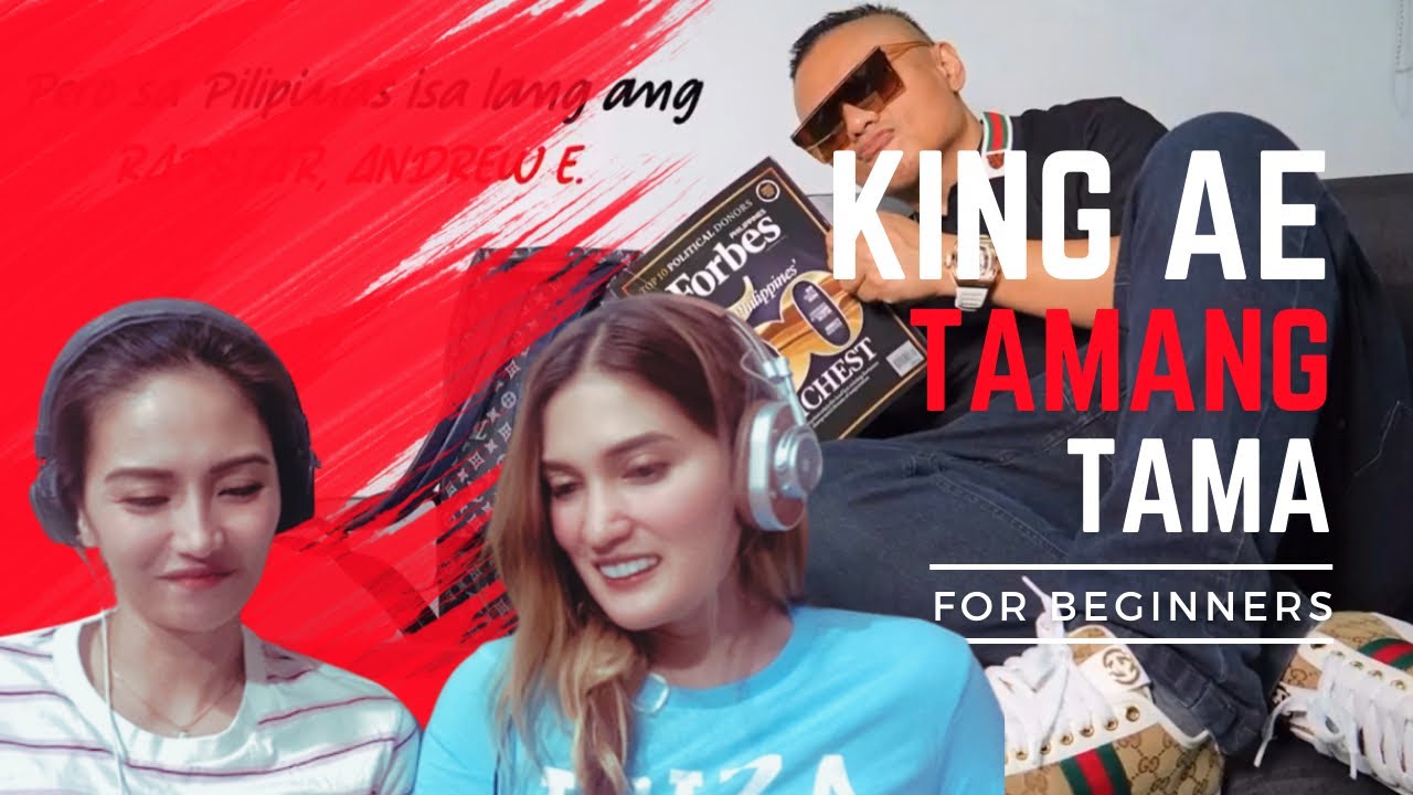 Our very first time reacting to THE ANDREW E. | “tamang tama” | he never fails!!! ♥️