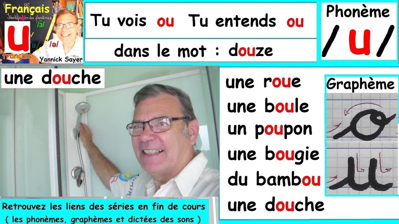 Son du phonème /u/ et écriture du graphème (ou) : Français cp ce1 # 14