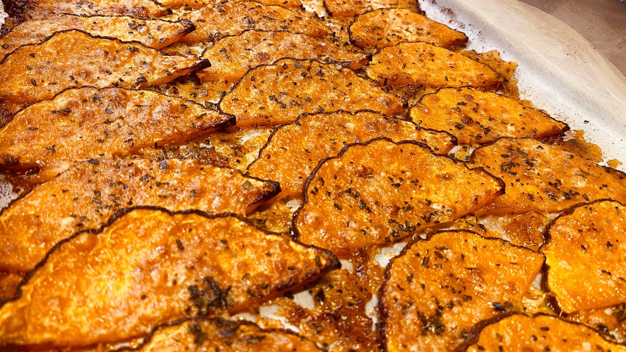 Ad Halloween, fai questa Zucca al parmigiano, croccante e saporita ￼