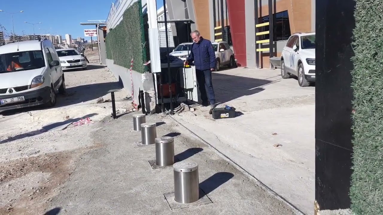 Hidrolik Mantar Duba Bariyer Sistemi Montajı