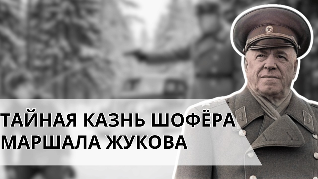 Почему Жуков приказал расст*елять своего водителя? Темная правда о «Маршале Победы».