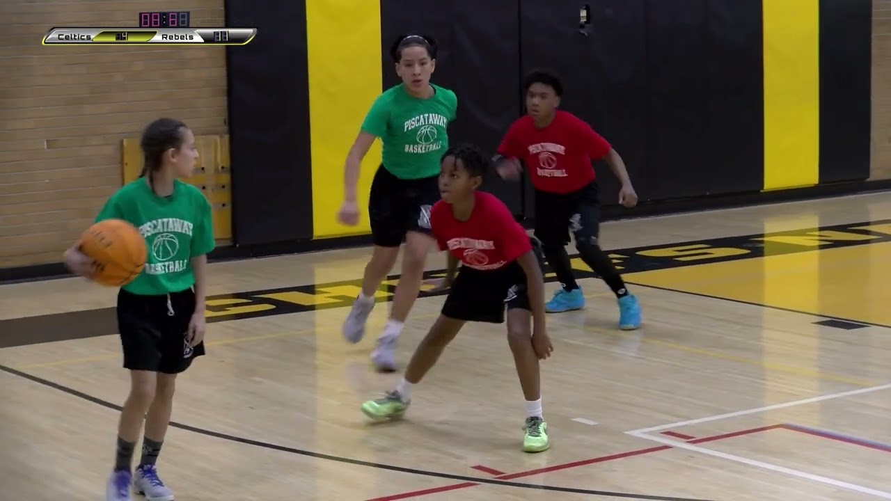 Piscataway Rec Basketball Playoffs Grades 5 & 6 Celtics vs Rebels: March 11, 2025