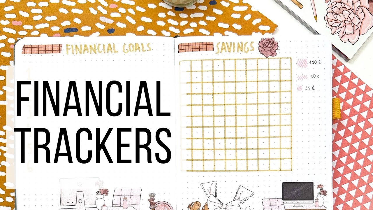 Budget bullet journal set up - fun financial trackers and more!