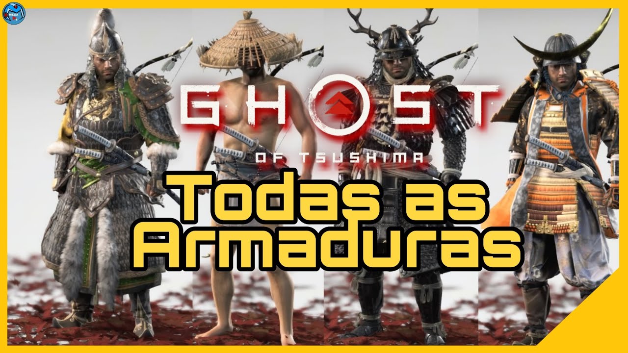 Como conseguir TODAS as armaduras/trajes Ghost of tsushima