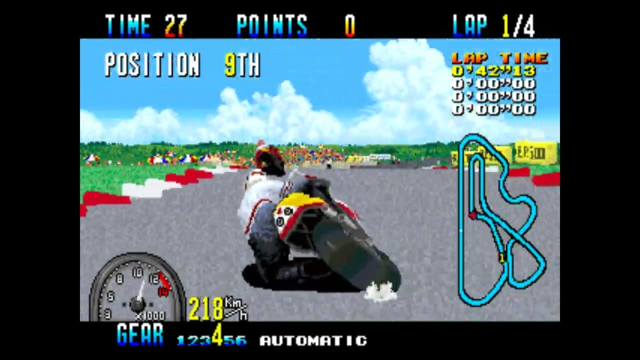 GP Rider (Arcade) Gameplay
