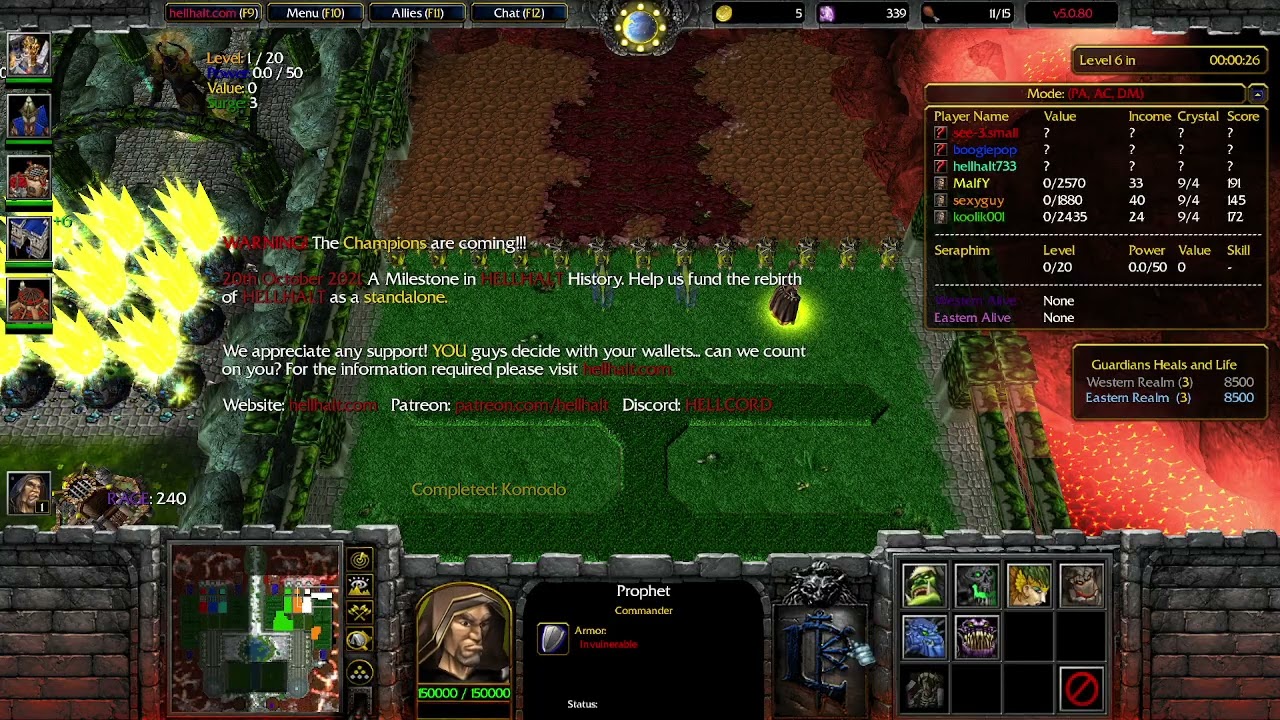 HellHalt TD! (new series #138) Spawn Soul + Tridents