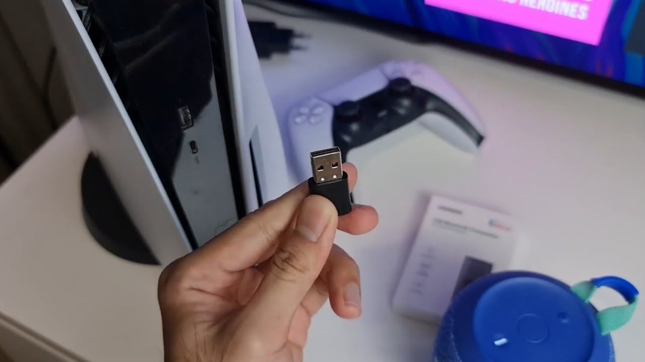 HOW TO CONNECT ALL BLUETOOTH SPEAKER & HEADSET TO PS5 USING USB BLUETOOTH TRANSMITTER