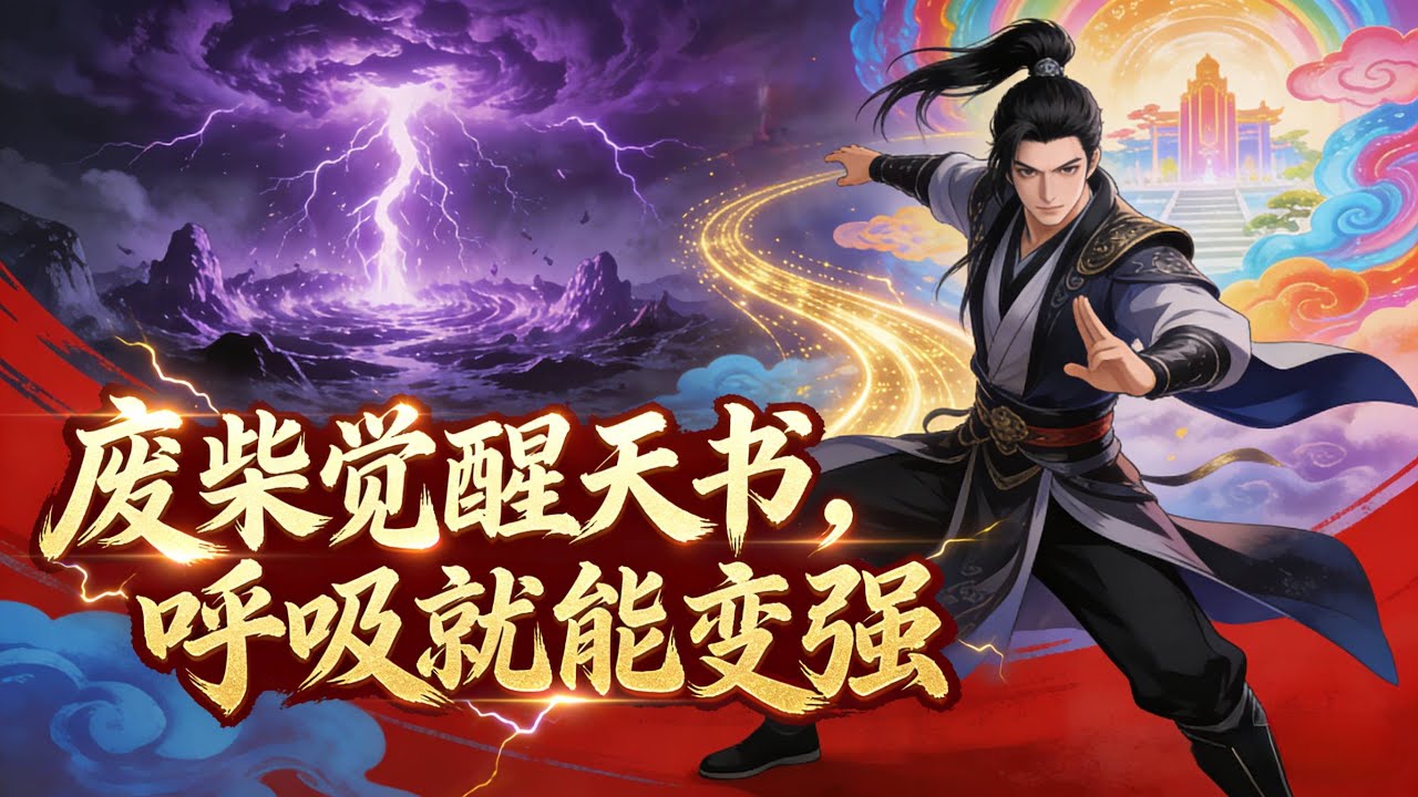 【Multi Sub】《廢柴覺醒天書，呼吸就能變強》反手鎮殺天驕，一拳打爆禦空境#漫劇 #動態漫 #AI漫劇 #動漫 #動畫