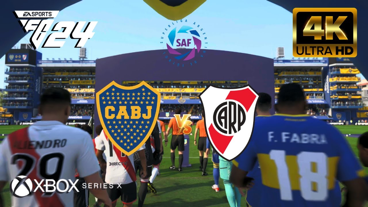 EA FC 24 - Boca Juniors vs River Plate | Super Clásico Argentino | Next Gen - Series X [4K 60FPS].