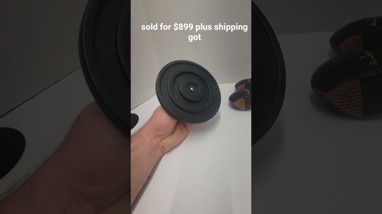 old golf clubs sold along with a kitchen part. 