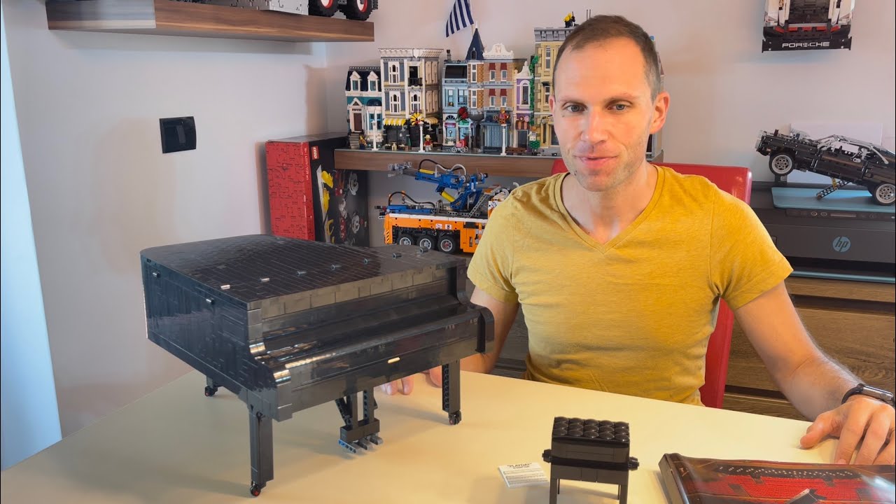 LEGO Ideas | 🎩🎹🎼 Grand Piano | 21323  review, Play & Keyboard problem
