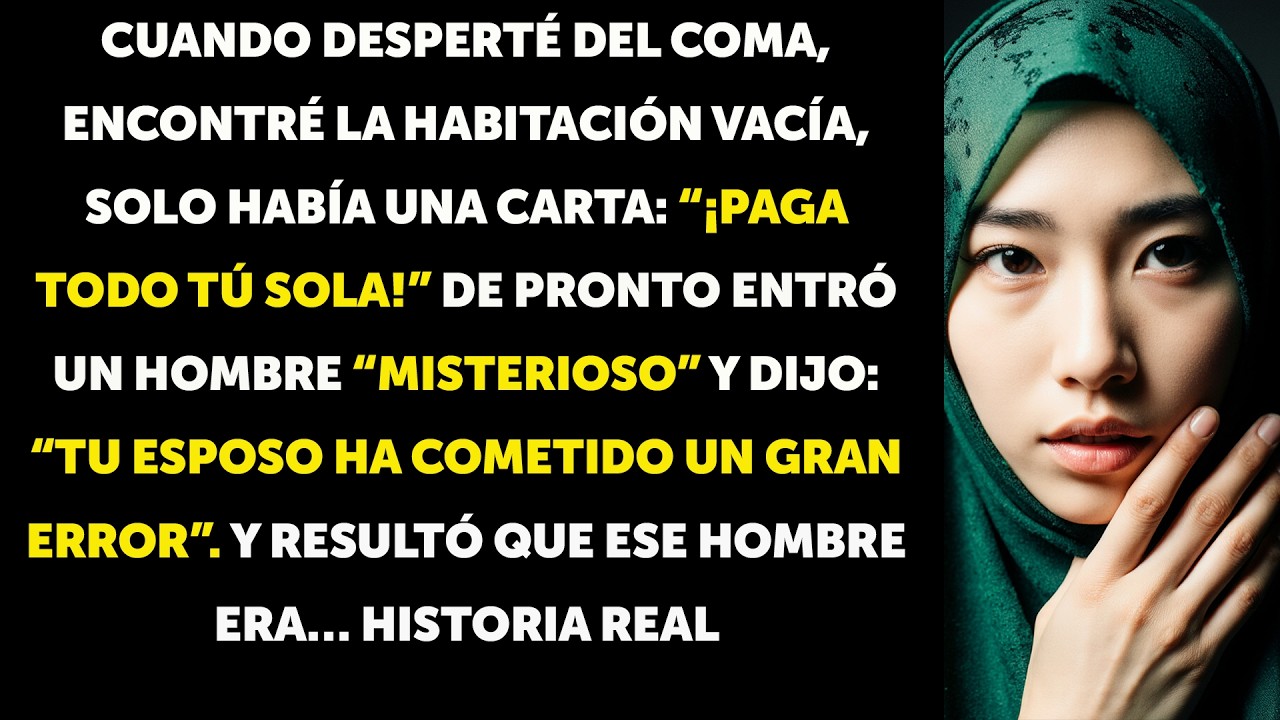 Cuando desperté del coma, un hombre misterioso me dijo “Tu marido cometió un error enorme”… y ento